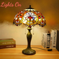 CDH 16" Tiffany Table Lamp 40cm Shade (15003)