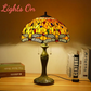 CDH 16" Tiffany Table Lamp 40cm Shade (15005)