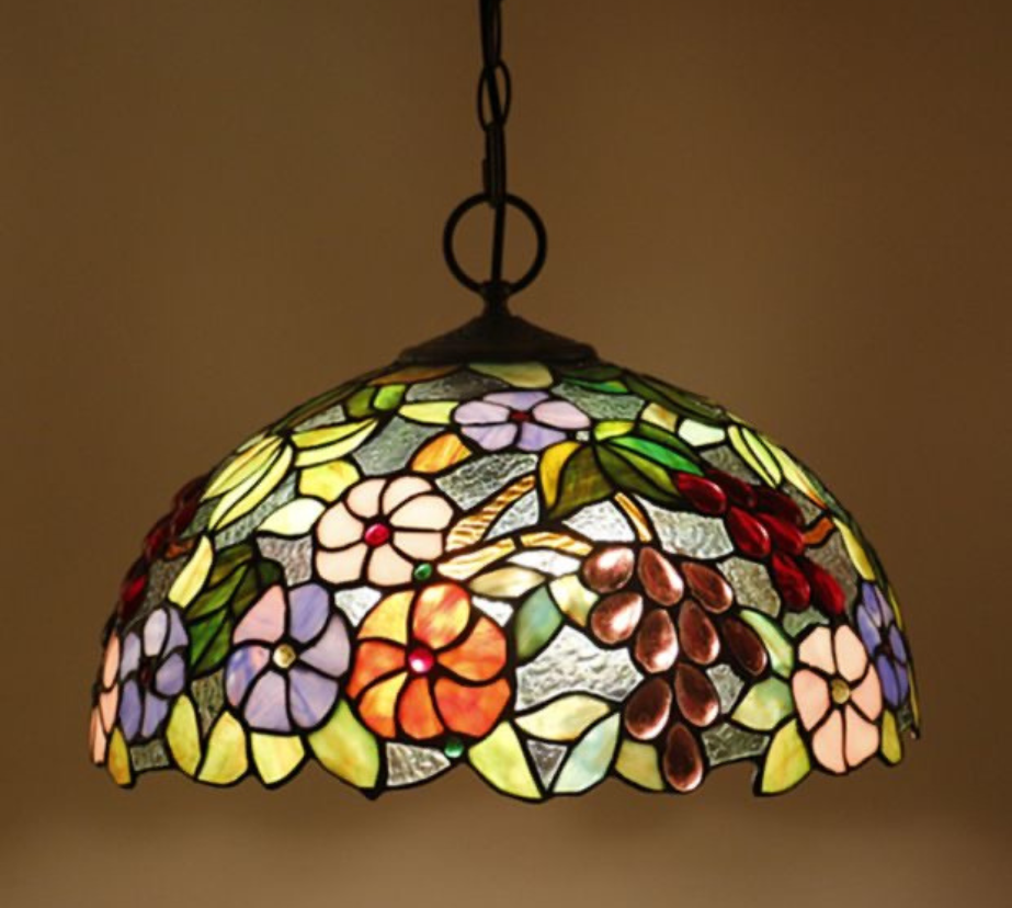 CDH 12" Tiffany Pendant Lamp 30cm shade (12083C)