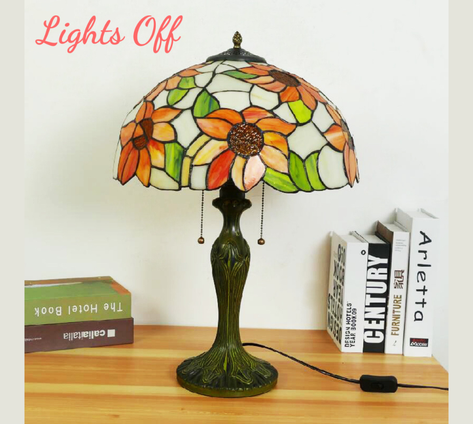 CDH 16" Tiffany Table Lamp 40cm Shade (15040)