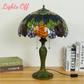 CDH 16" Tiffany Table Lamp 40cm Shade (15013)