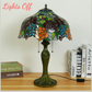 CDH 16" Tiffany Table Lamp 40cm Shade (15012)