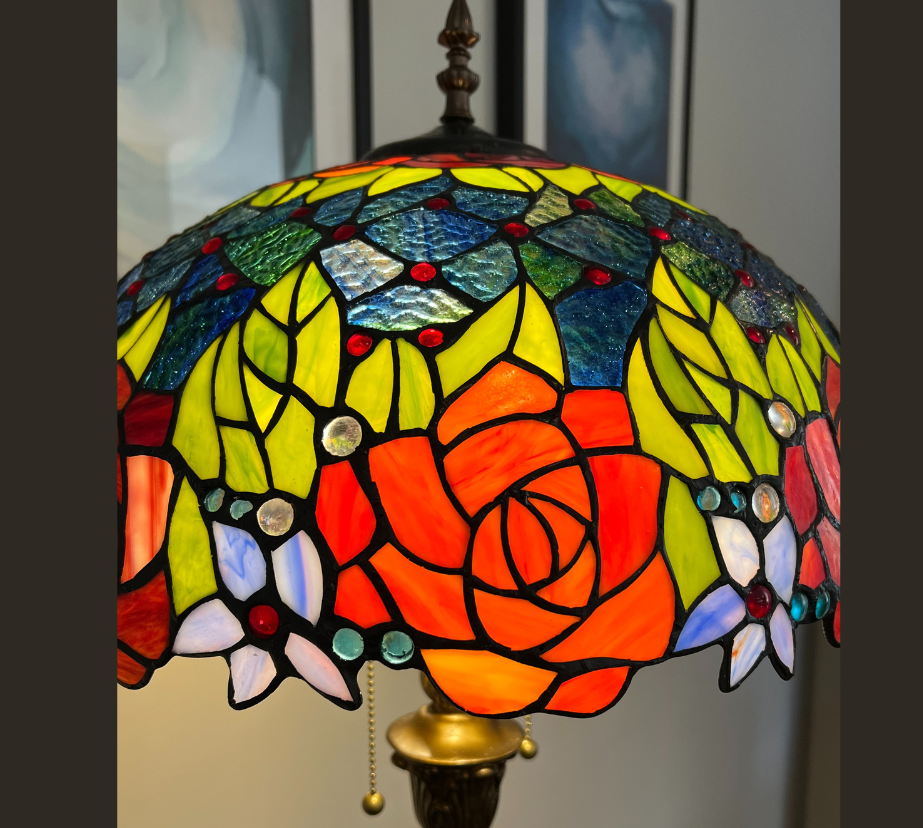 CDH Tiffany Floor Lamp (16113) 16" 40CM Shade