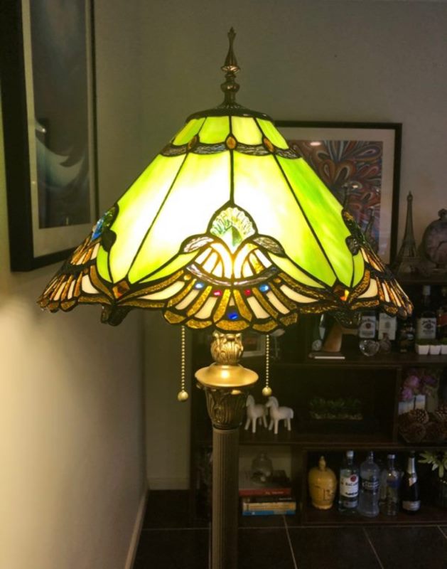CDH Tiffany Floor Lamp (16001) 16" 40CM Shade