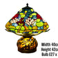 CDH 16" Tiffany Table Lamp 40cm Shade (15062)
