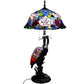 CDH 18" XLARGE Tiffany Rose Table Lamp 46cm Shade (15069)