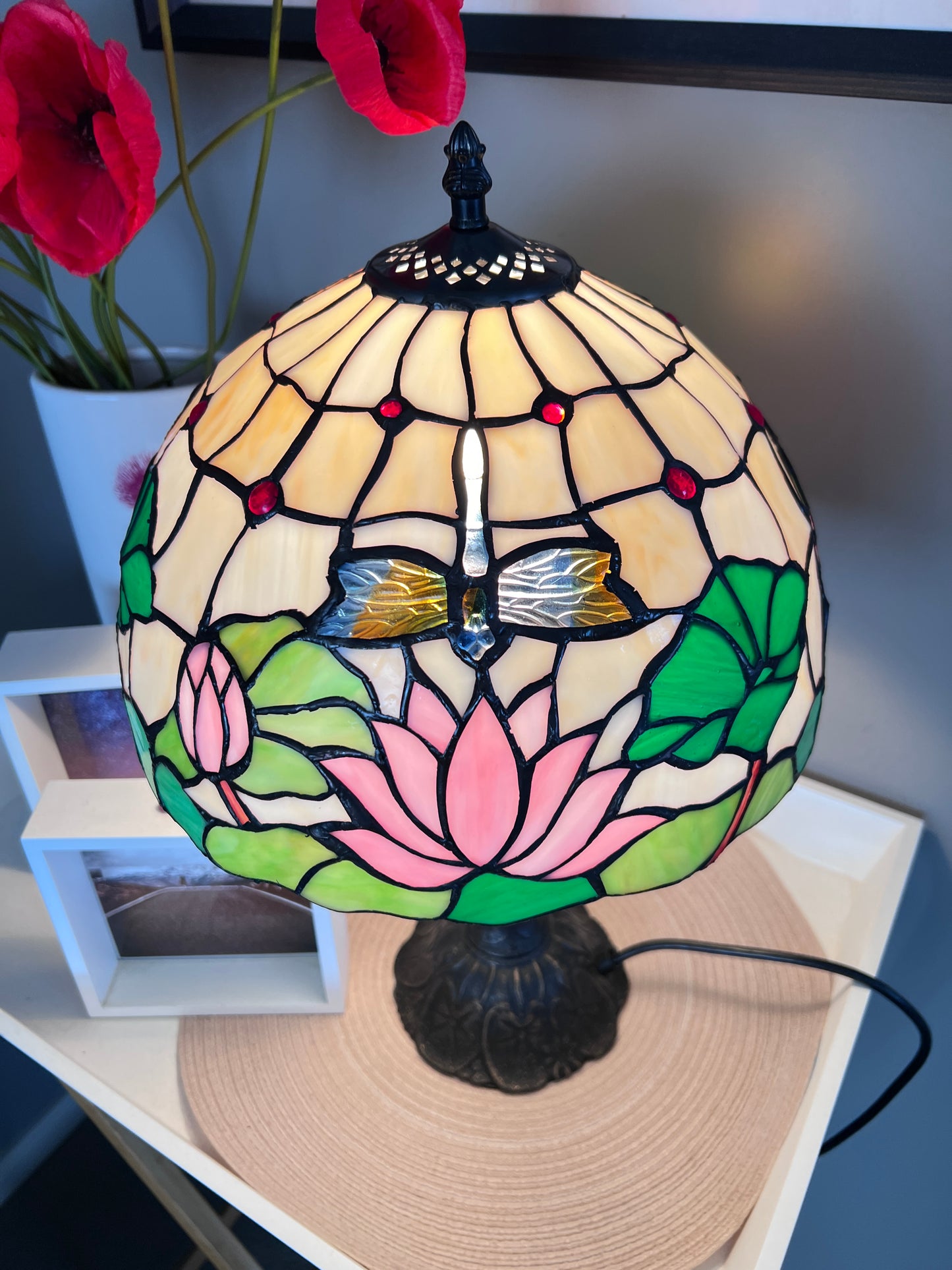 CDH 16" Tiffany Table Lamp 40cm Shade (15037)