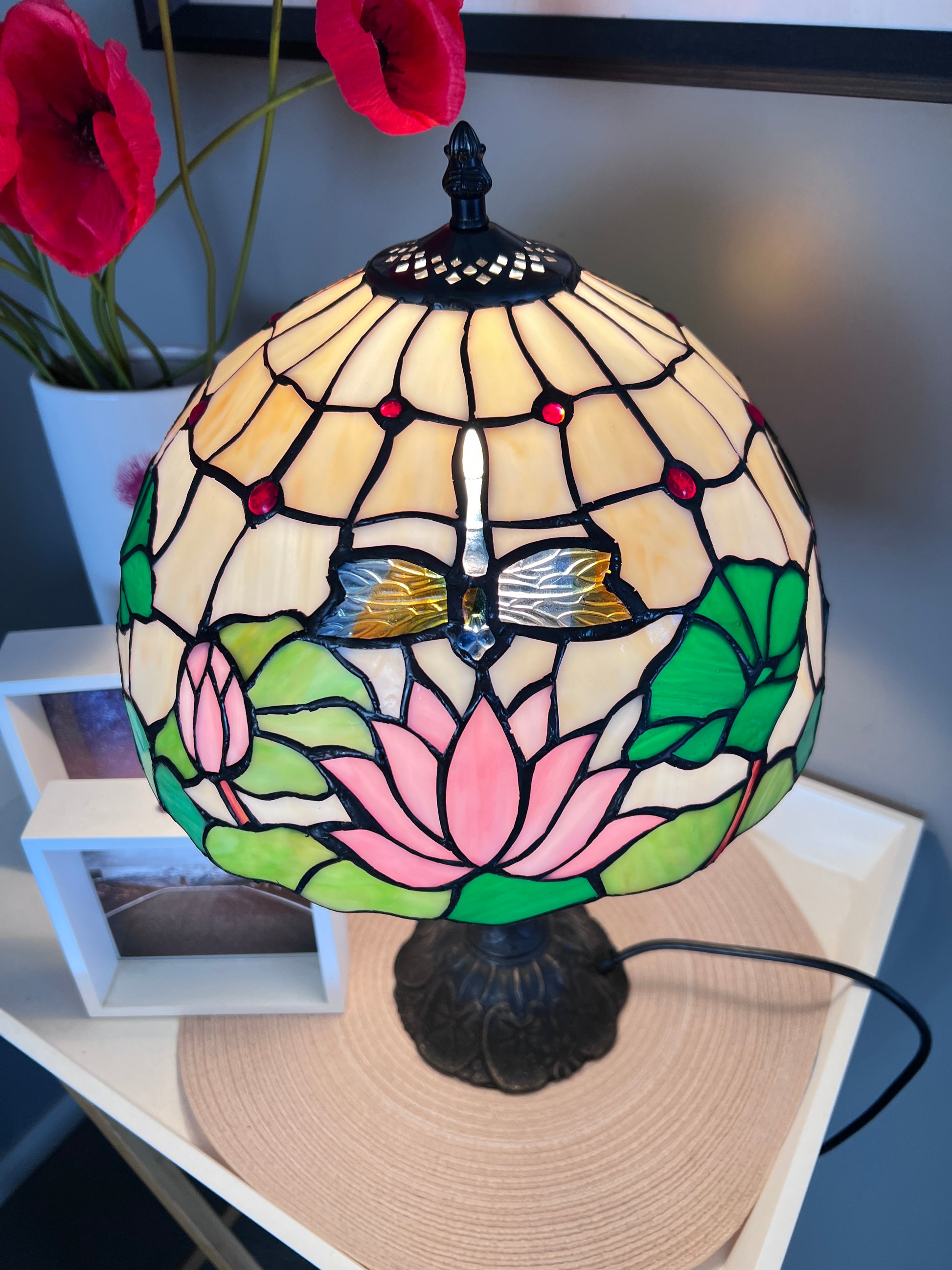 CDH 16" Tiffany Table Lamp 40cm Shade (15037)