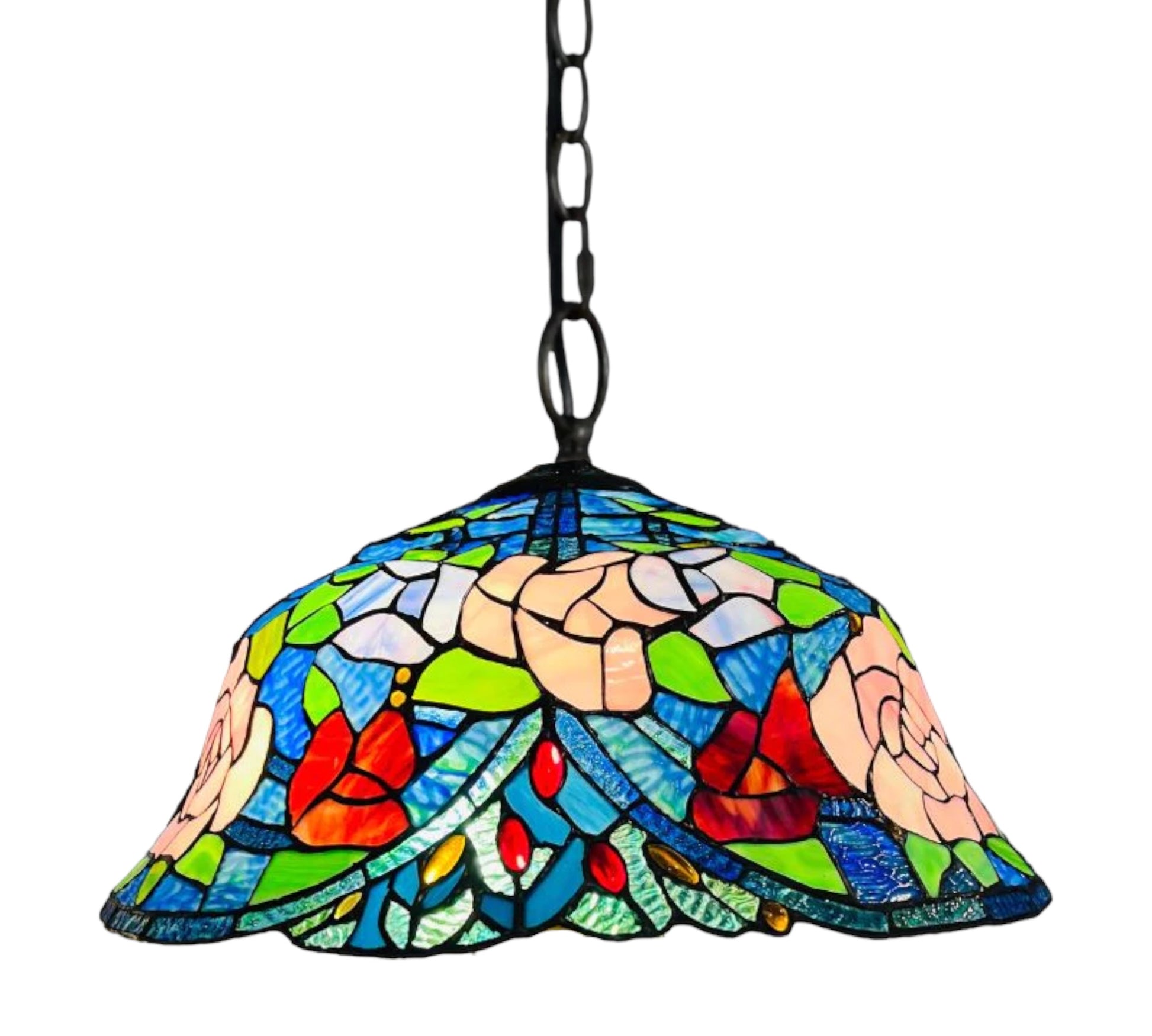 CDH 18" XLARGE Tiffany Pendant Lamp 46cm shade (19005C)