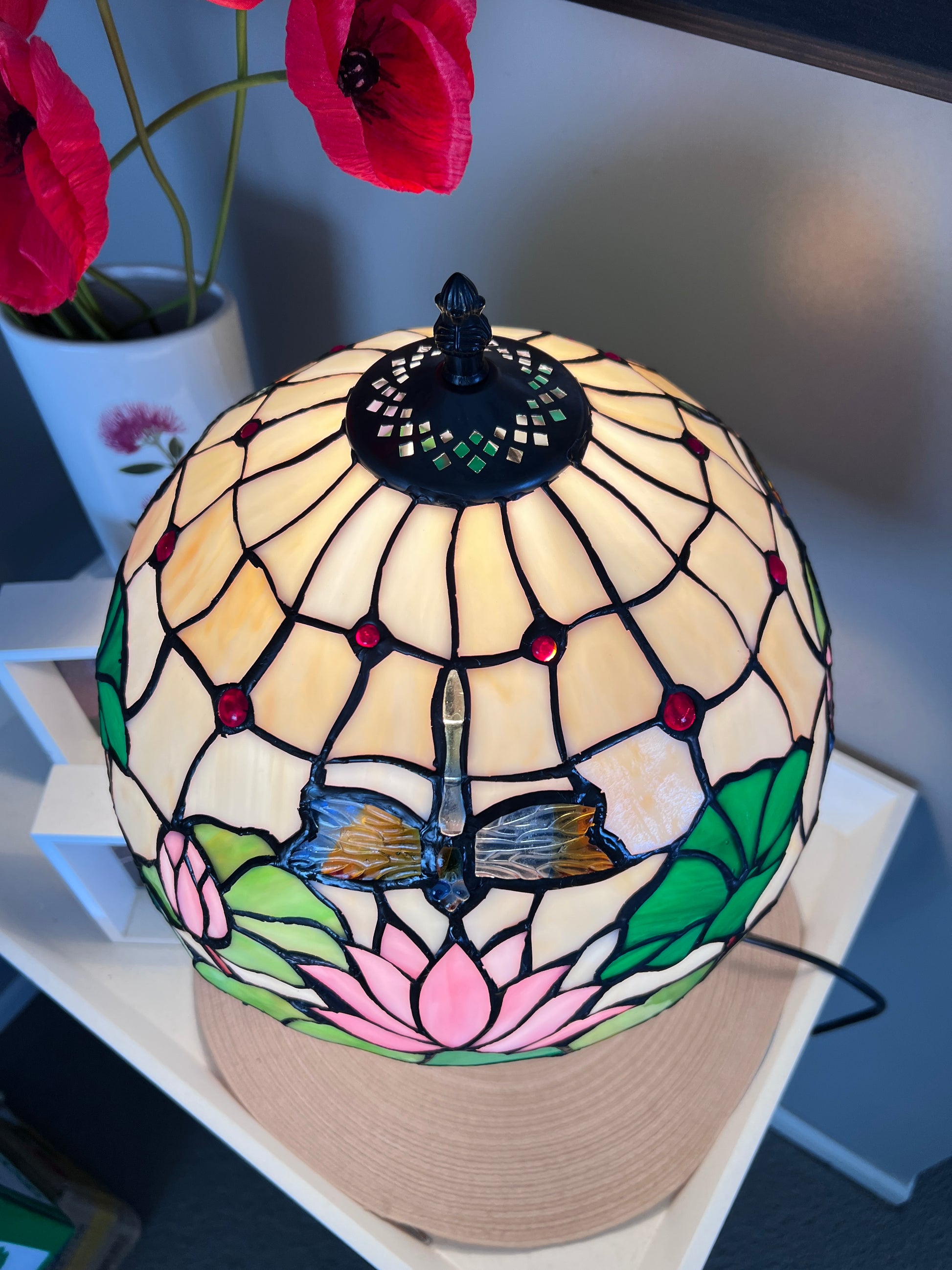 CDH 16" Tiffany Table Lamp 40cm Shade (15037)