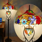 CDH Tiffany Mother-Daughter Vase Floor Lamp X-LARGE 46cm Shade (15084)