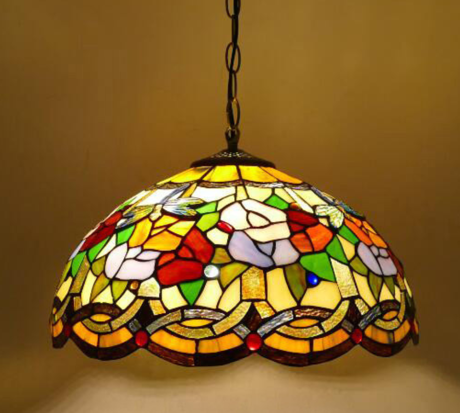 CDH 16" Tiffany Pendant Lamp 40cm shade (16072)