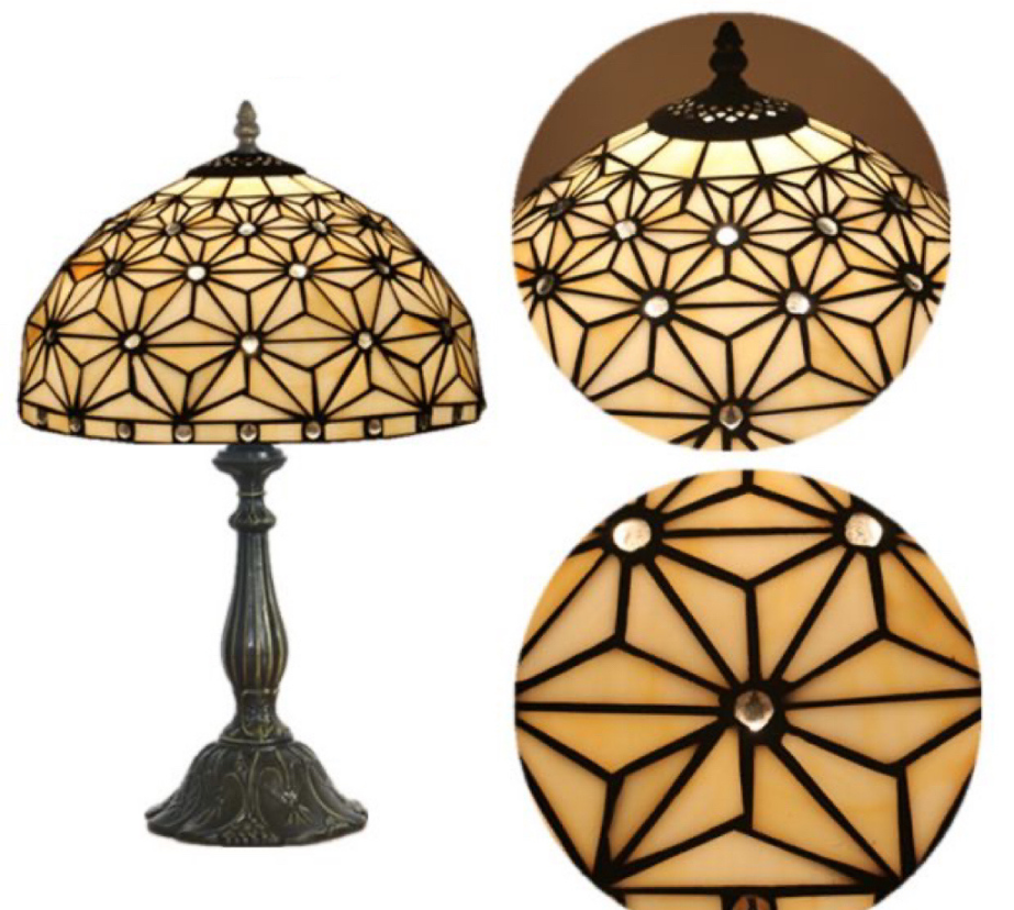 CDH 12" Tiffany Pendant Lamp 30cm shade (11000C)