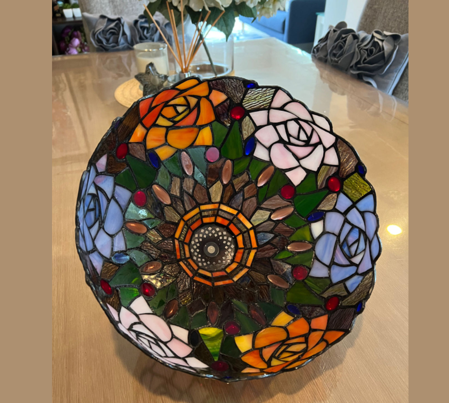 CDH 12" Tiffany Pendant Lamp 30cm shade (12063C)