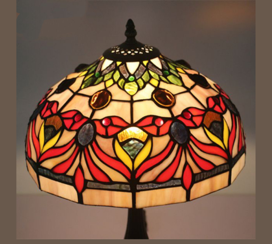 CDH 12" Tiffany Table Lamp (12093)