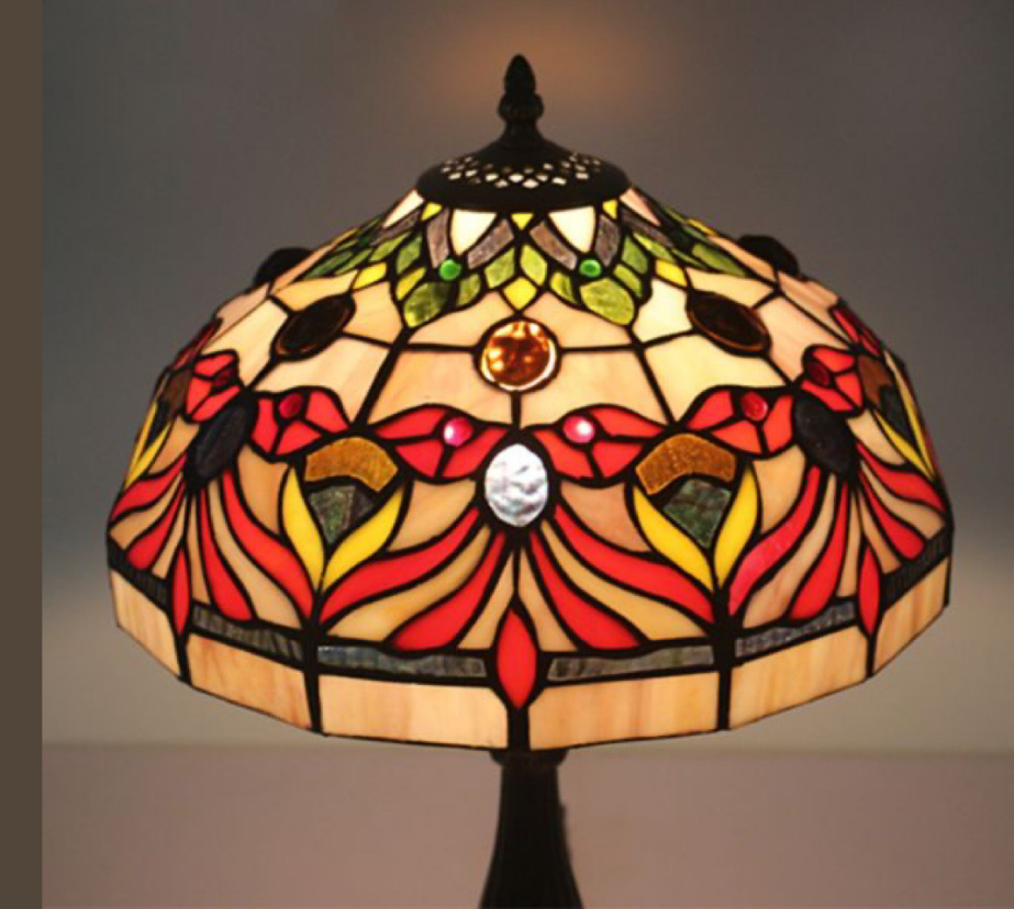 CDH 12" Tiffany Table Lamp (12093)