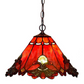 CDH 16" Tiffany Pendant Lamp 40cm shade (16001C Red)