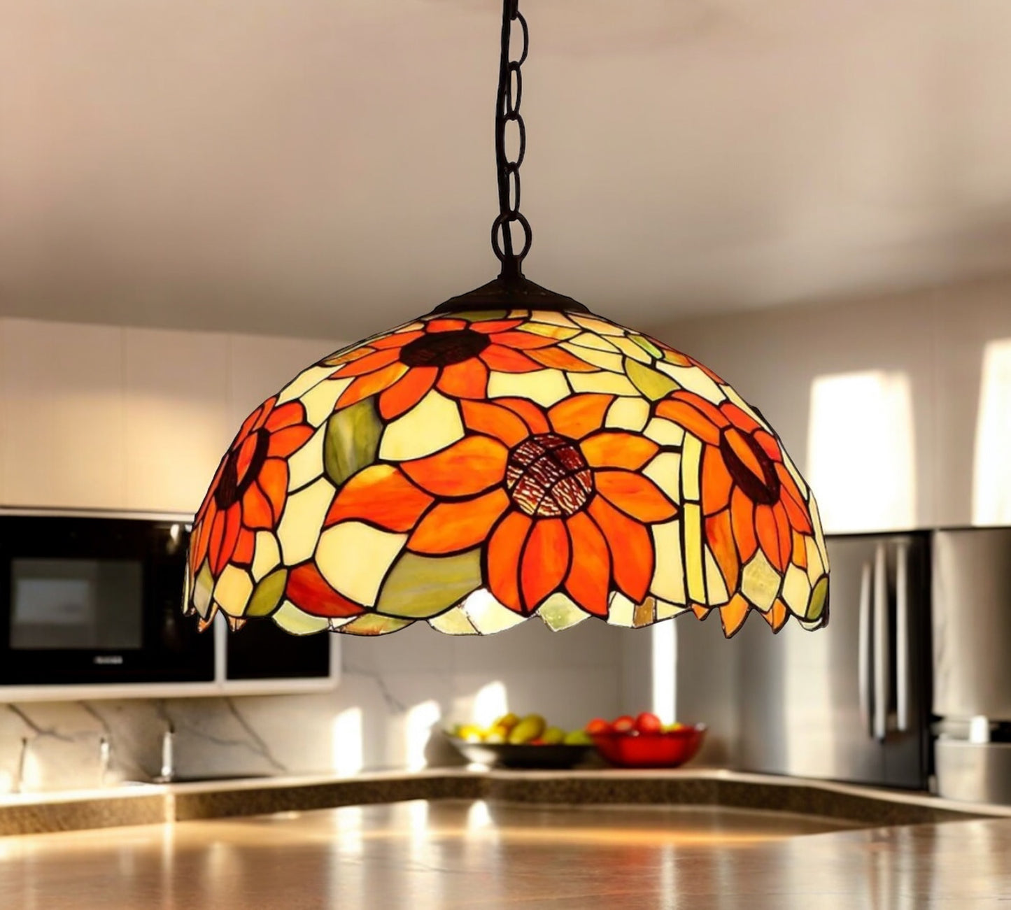 CDH 16" Tiffany Pendant Lamp 40cm shade (16068C)