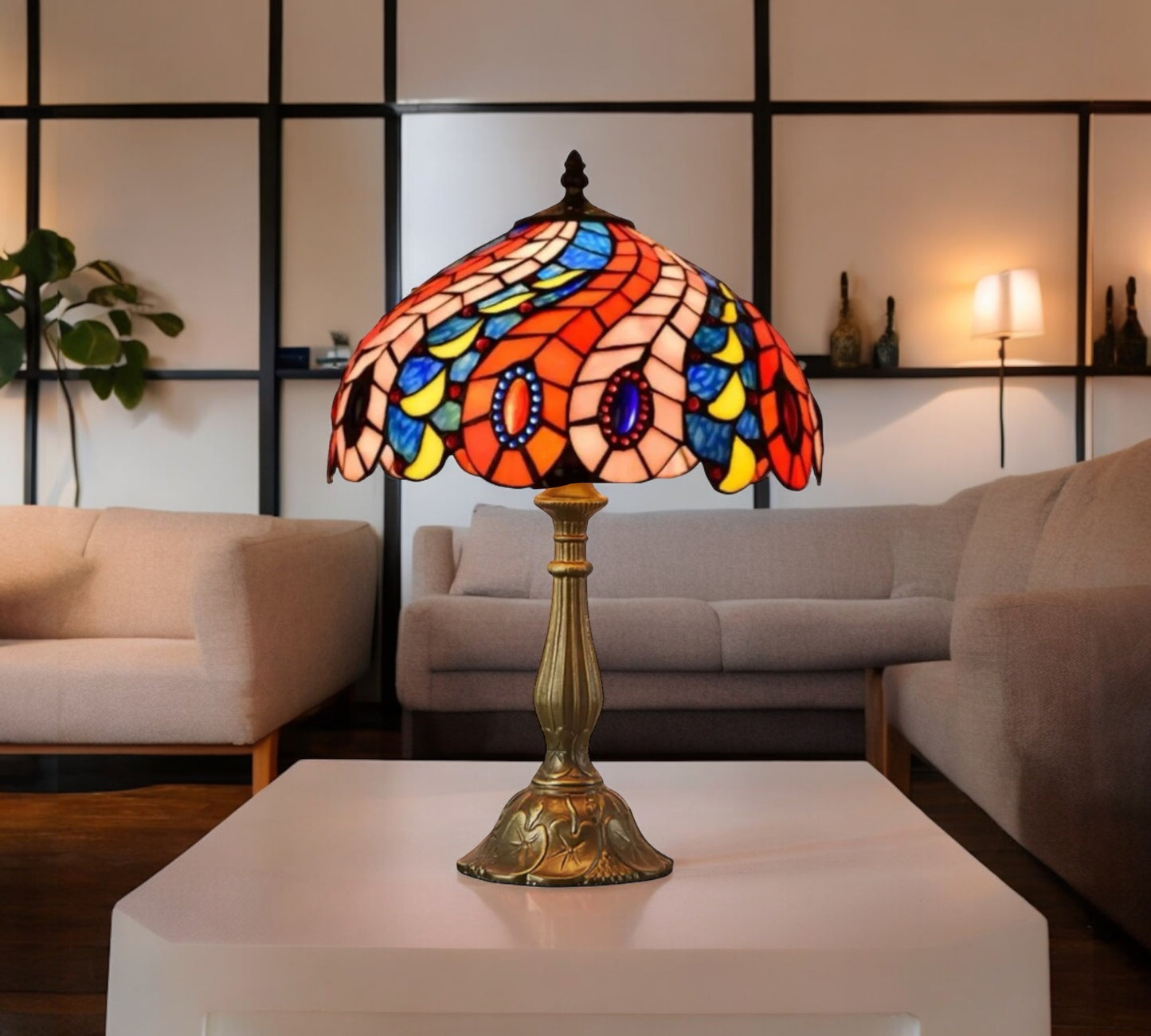 CDH 12" Tiffany Table Lamp (12705)