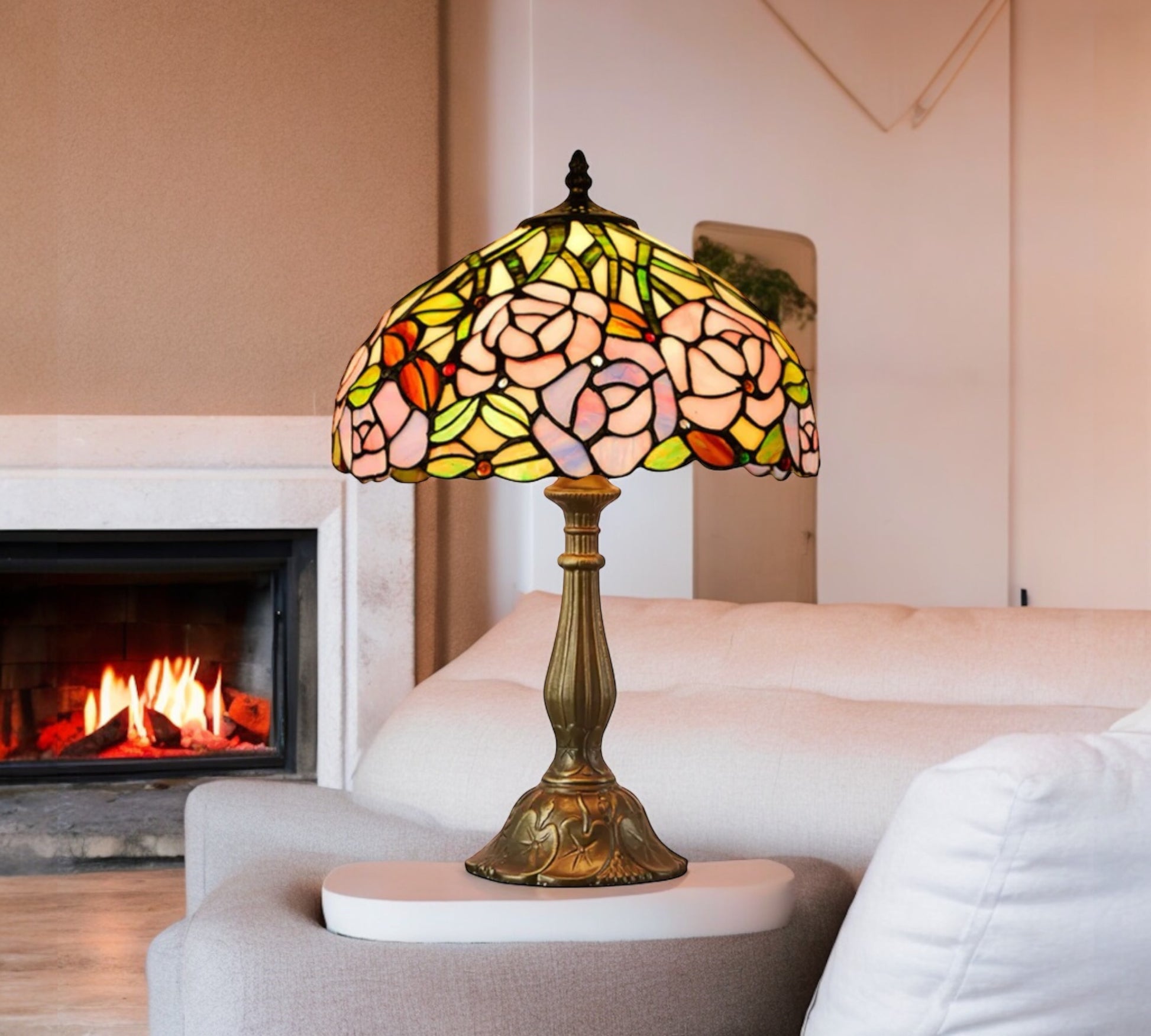CDH 12" Tiffany Table Lamp (12098)