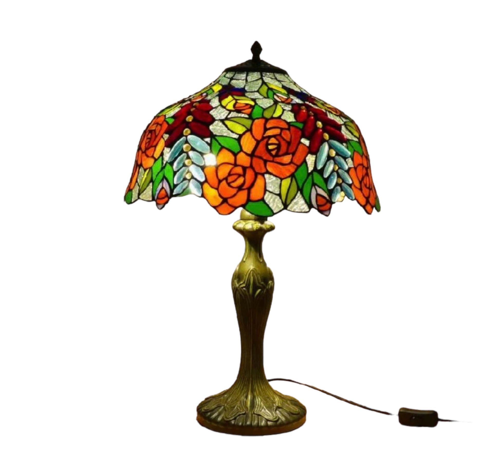 CDH 16" Tiffany Table Lamp 40cm Shade (15012)