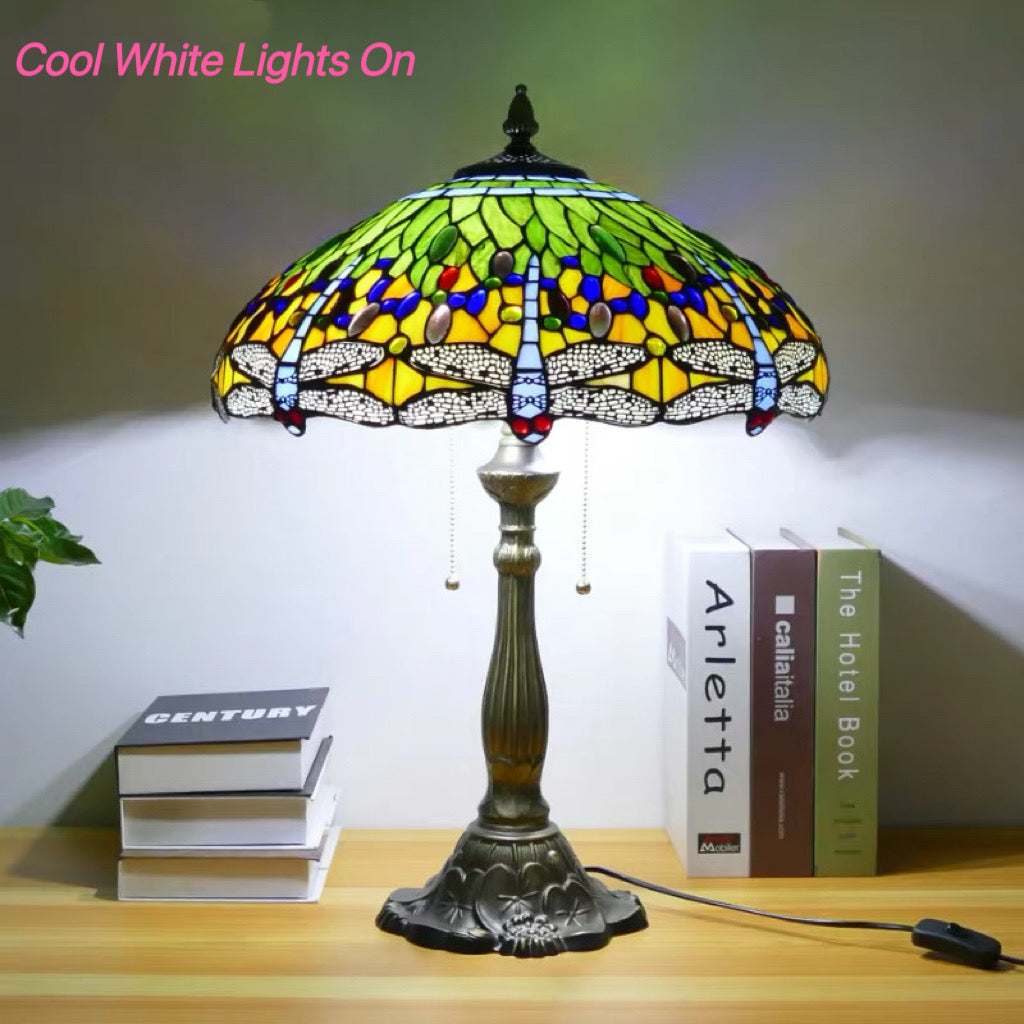 CDH 18" XLARGE Tiffany Table Lamp 46cm Shade (19015T)