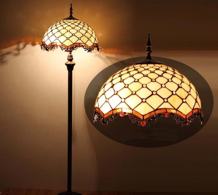 CDH Tiffany Floor Lamp (16058) 16" 40CM Shade