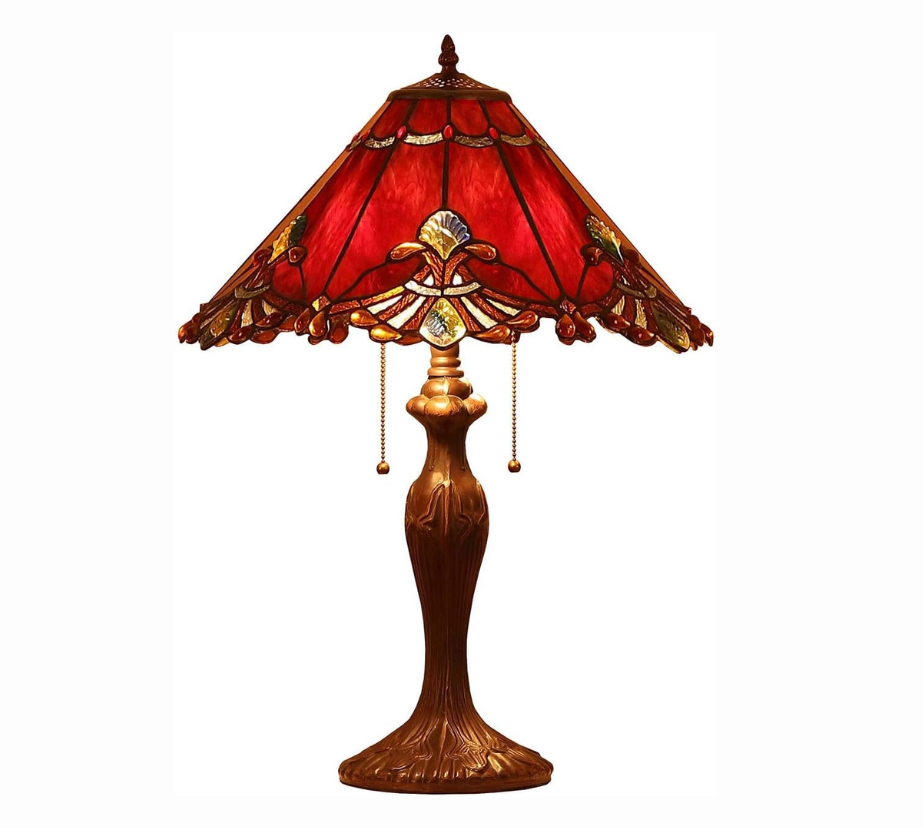 CDH 16" Tiffany Table Lamp 40cm Shade (15048)