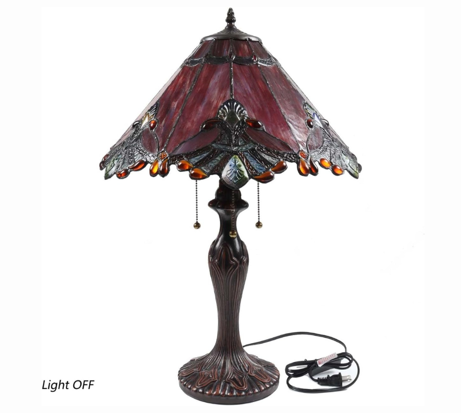 CDH 16" Tiffany Table Lamp 40cm Shade (15048)