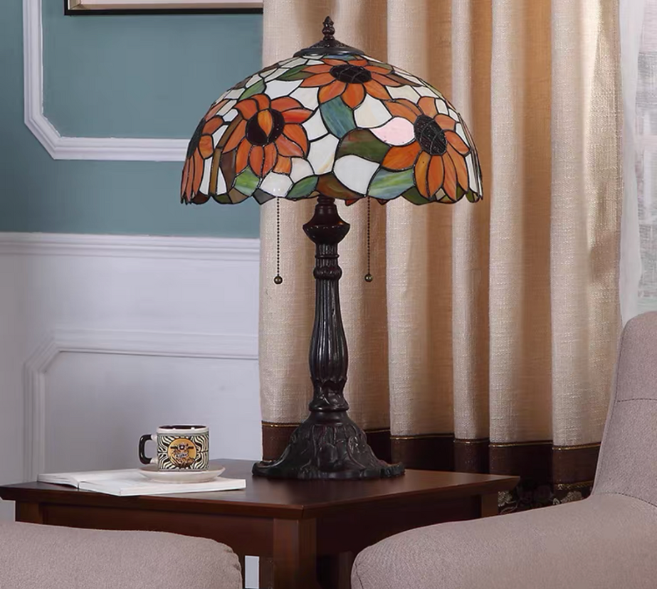CDH 16" Tiffany Table Lamp 40cm Shade (15040)