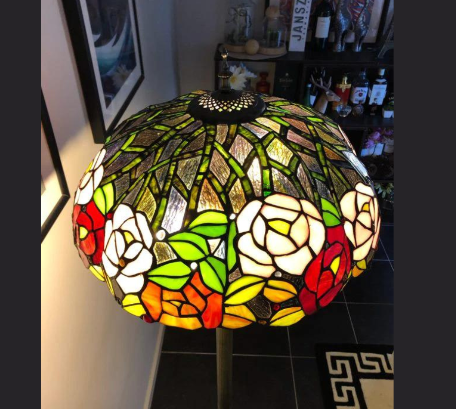 CDH Tiffany Floor Lamp (16078) 16" 40CM Shade