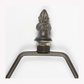 30cm lamp shade support harp with ornate top finial and threaded socket