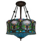 CDH 18" XLARGE Tiffany Pendant Lamp 46cm shade (19001CR)