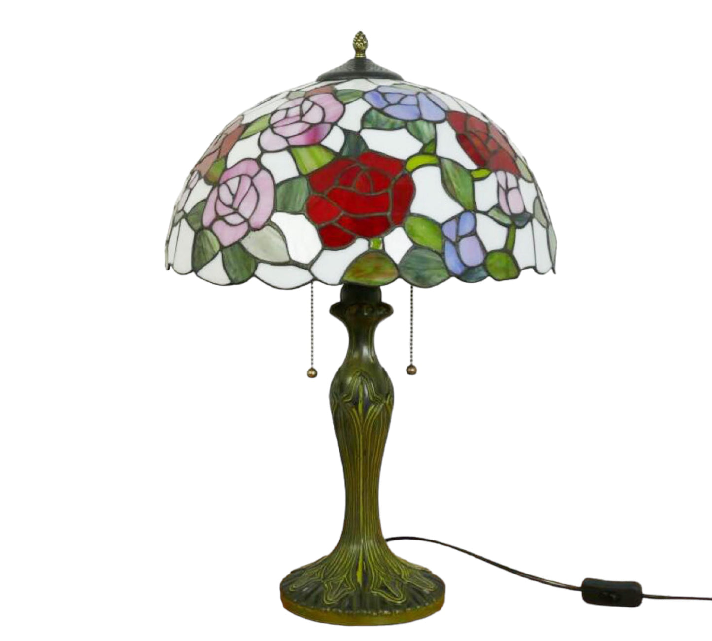 CDH 16" Tiffany Table Lamp 40cm Shade (15018)