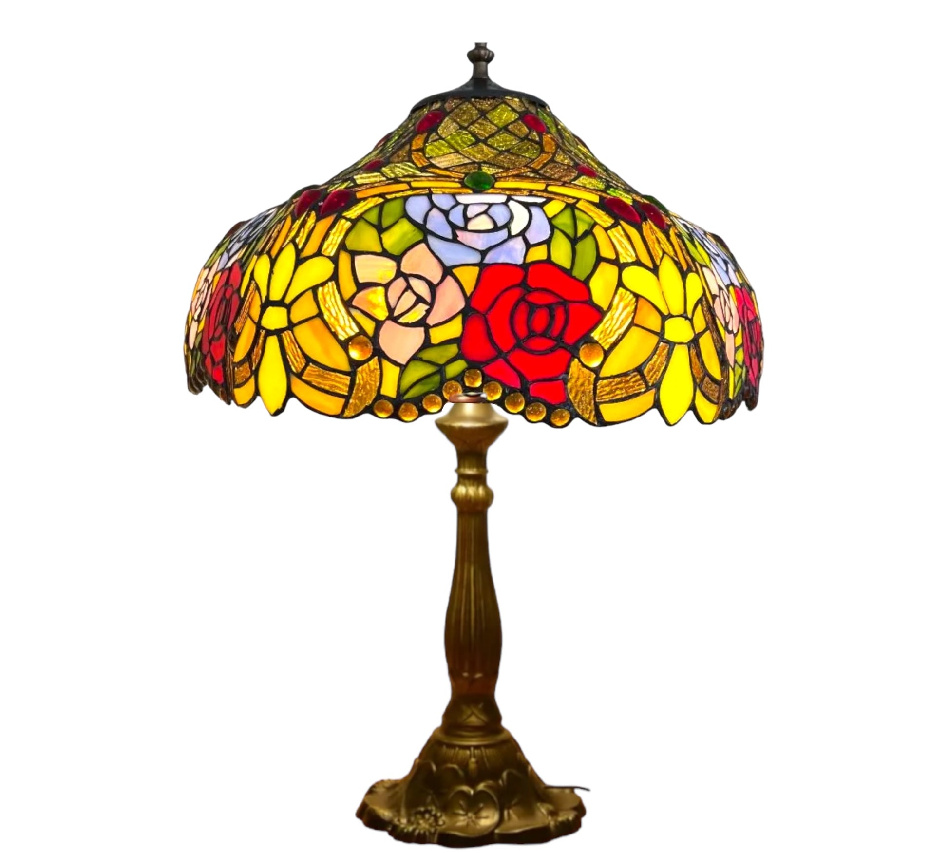 CDH 18" XLARGE Tiffany Table Lamp 46cm Shade (19006T)