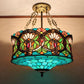 CDH 18" XLARGE Tiffany Pendant Lamp 46cm shade (19001CR)