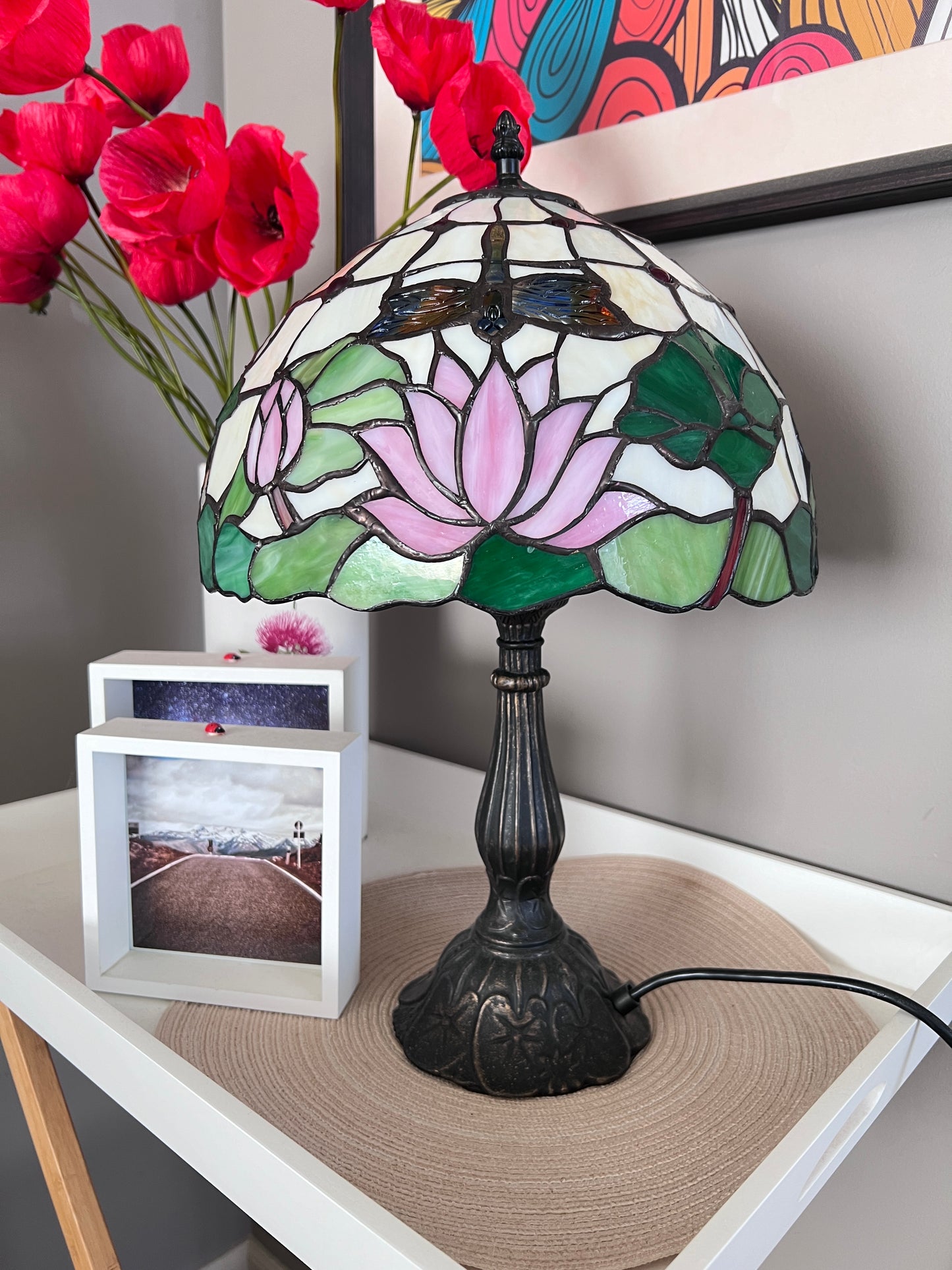 CDH 16" Tiffany Table Lamp 40cm Shade (15037)