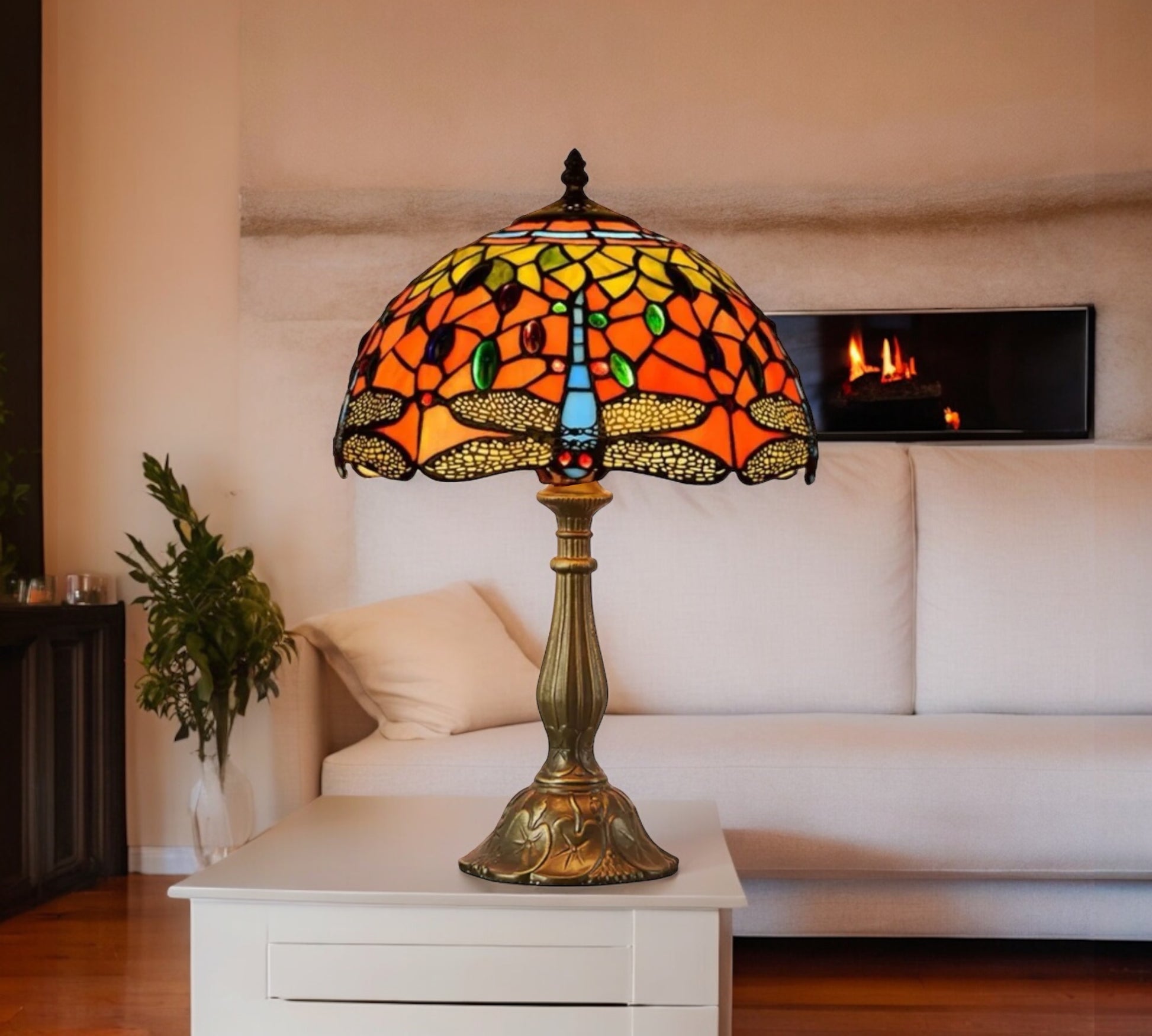 CDH 12" Tiffany Table Lamp (12062)