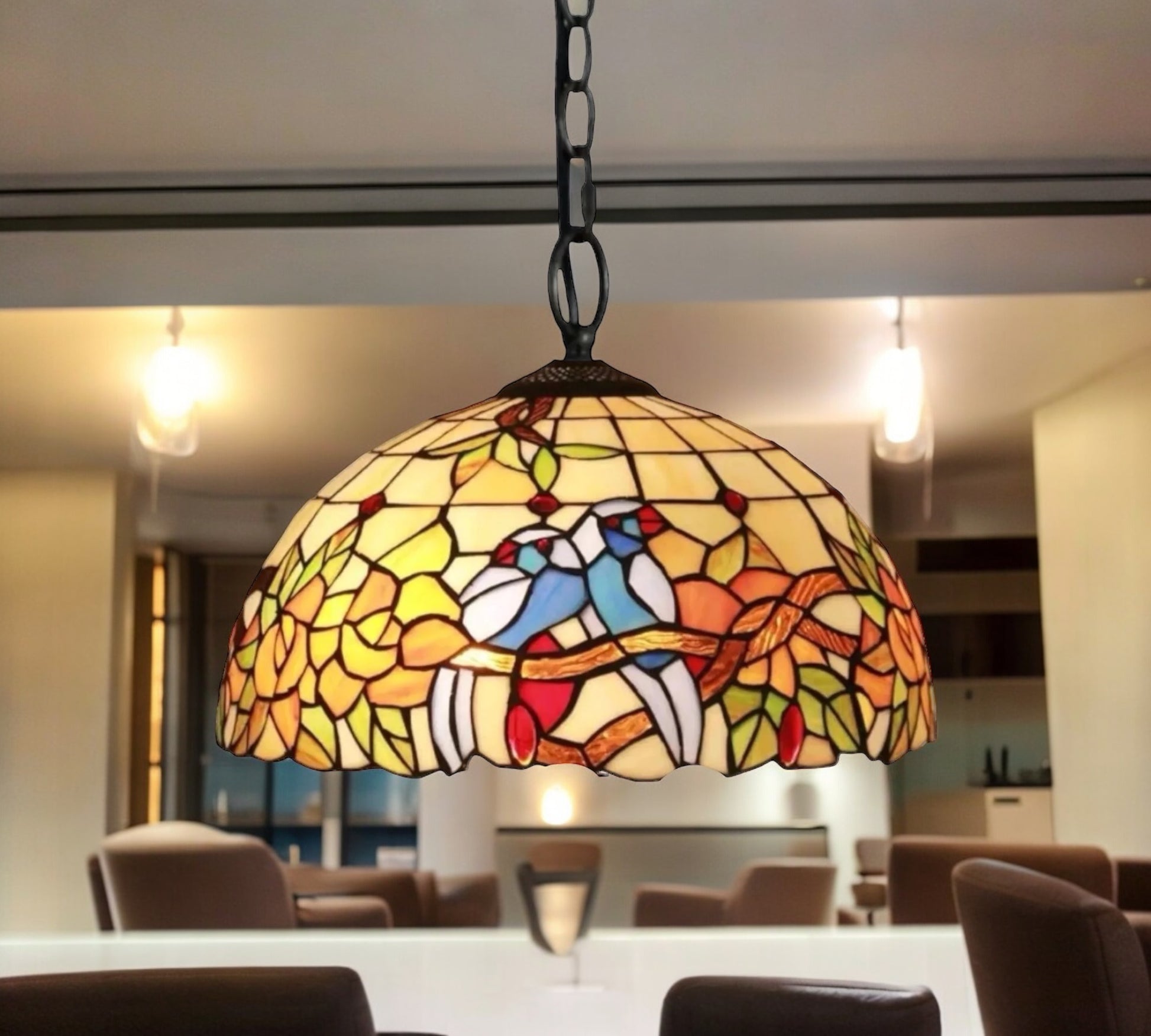 CDH 16" Tiffany Pendant Lamp 40cm shade (16056C)