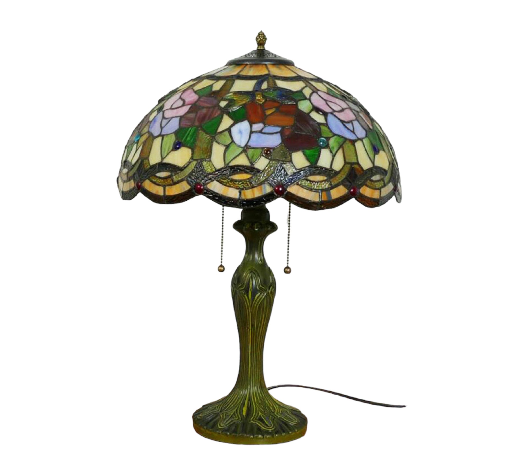 CDH 16" Tiffany Table Lamp 40cm Shade (15002)