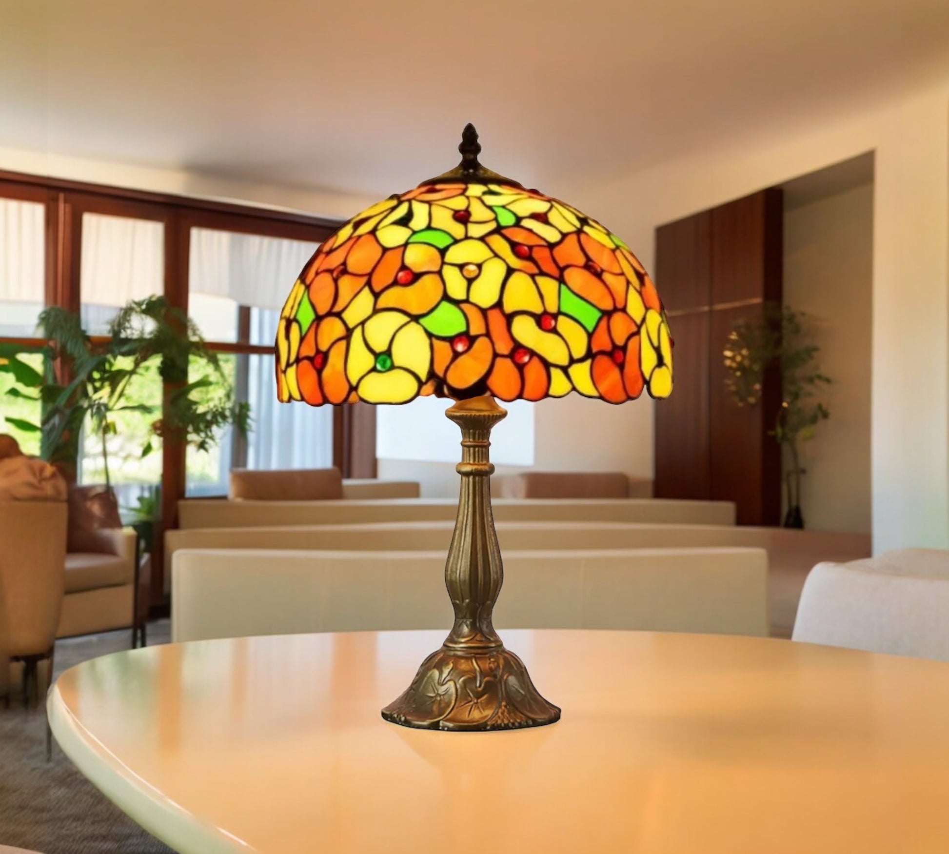 CDH 12" Tiffany Table Lamp (12701)