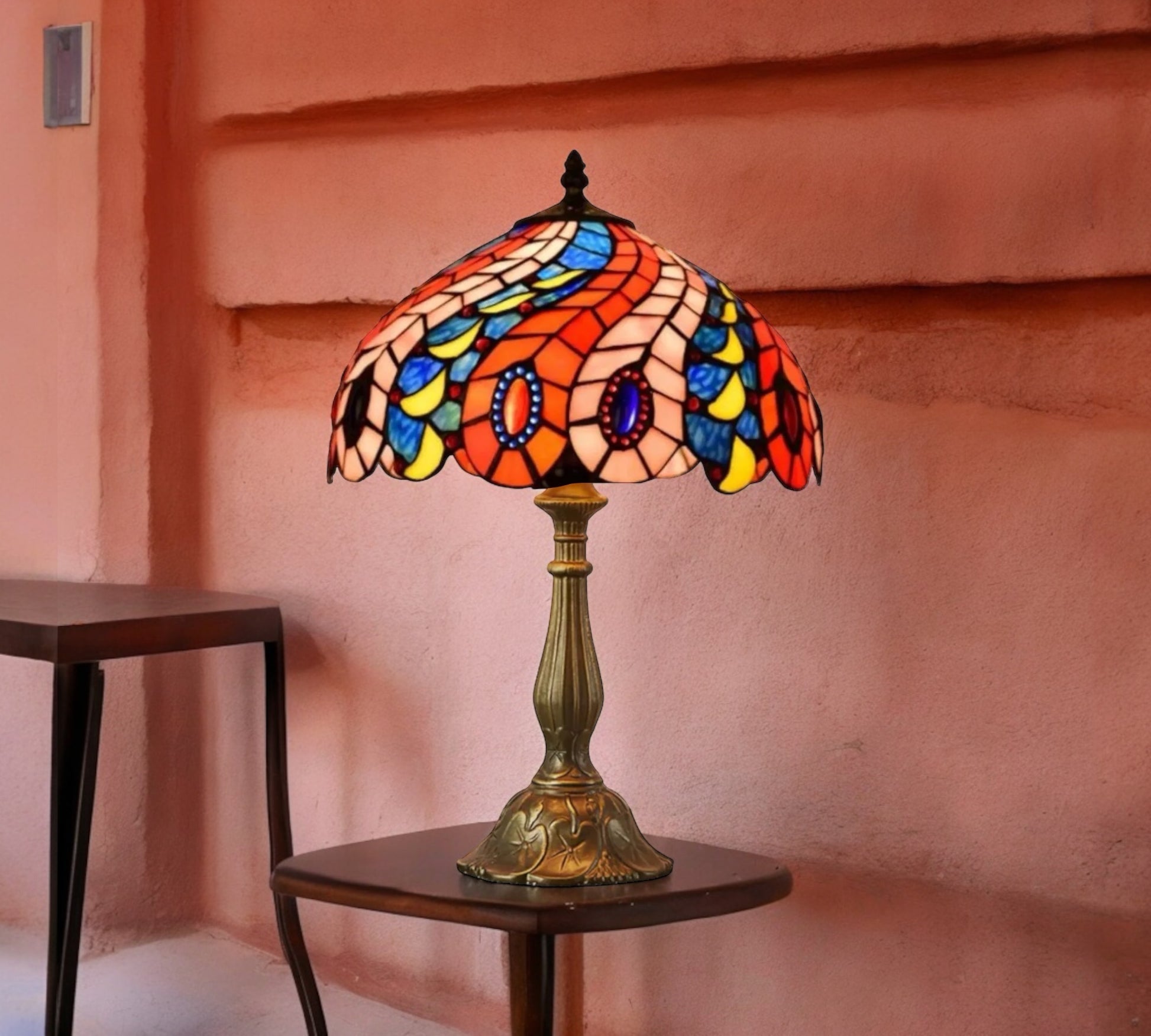 CDH 12" Tiffany Table Lamp (12705)