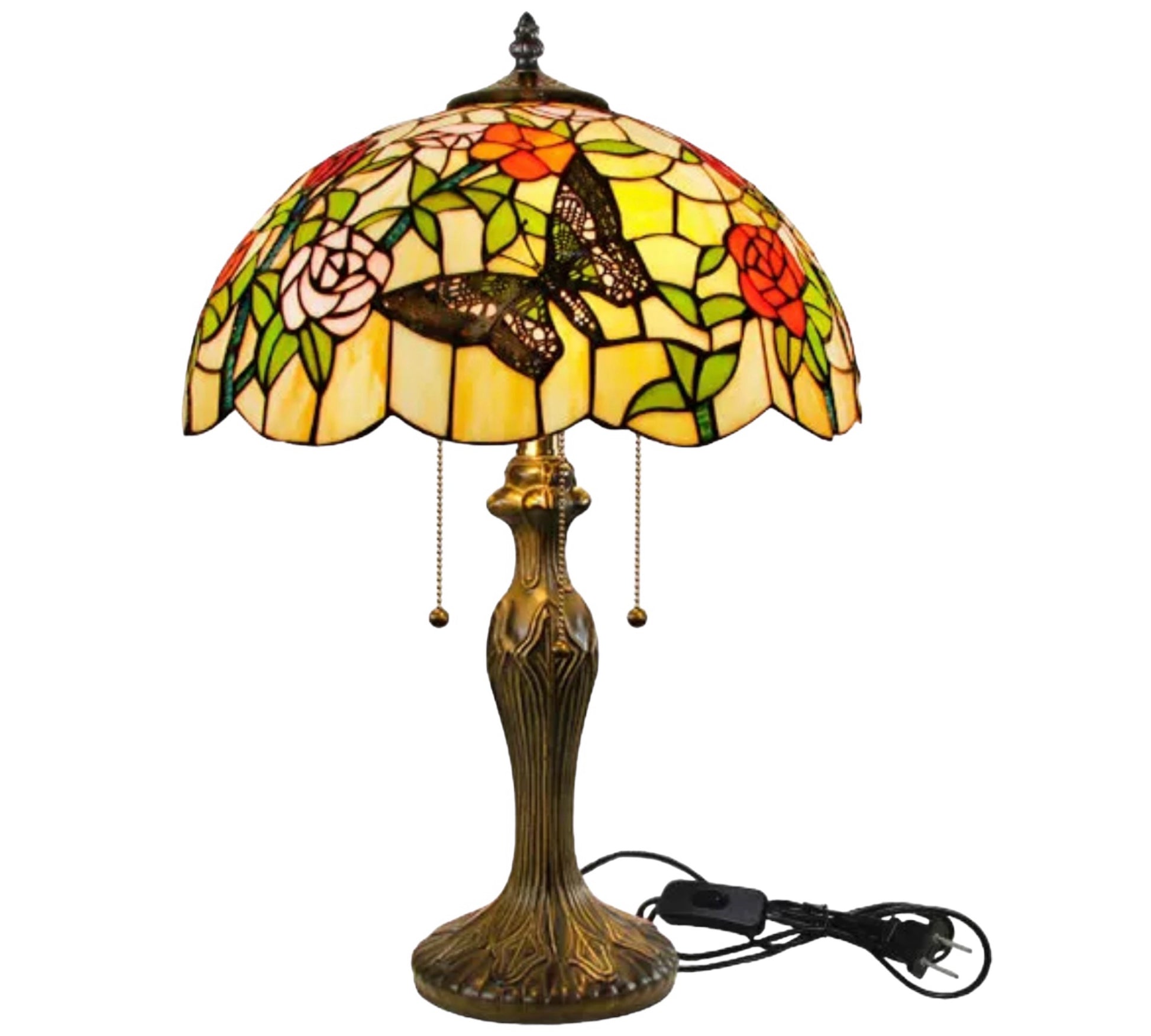 CDH 16" Tiffany Table Lamp 40cm Shade (15044)
