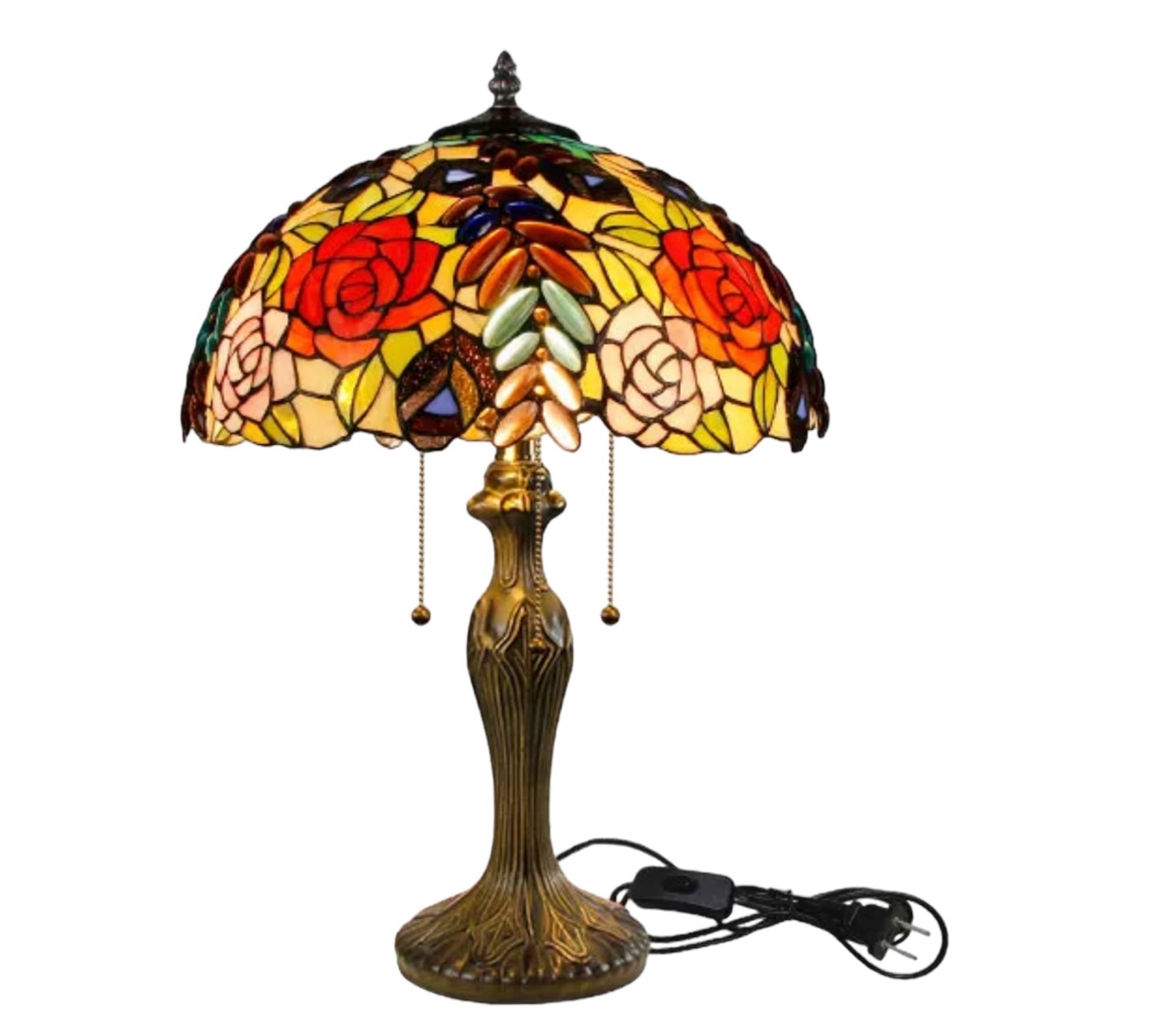 CDH 16" Tiffany Table Lamp 40cm Shade (15055)