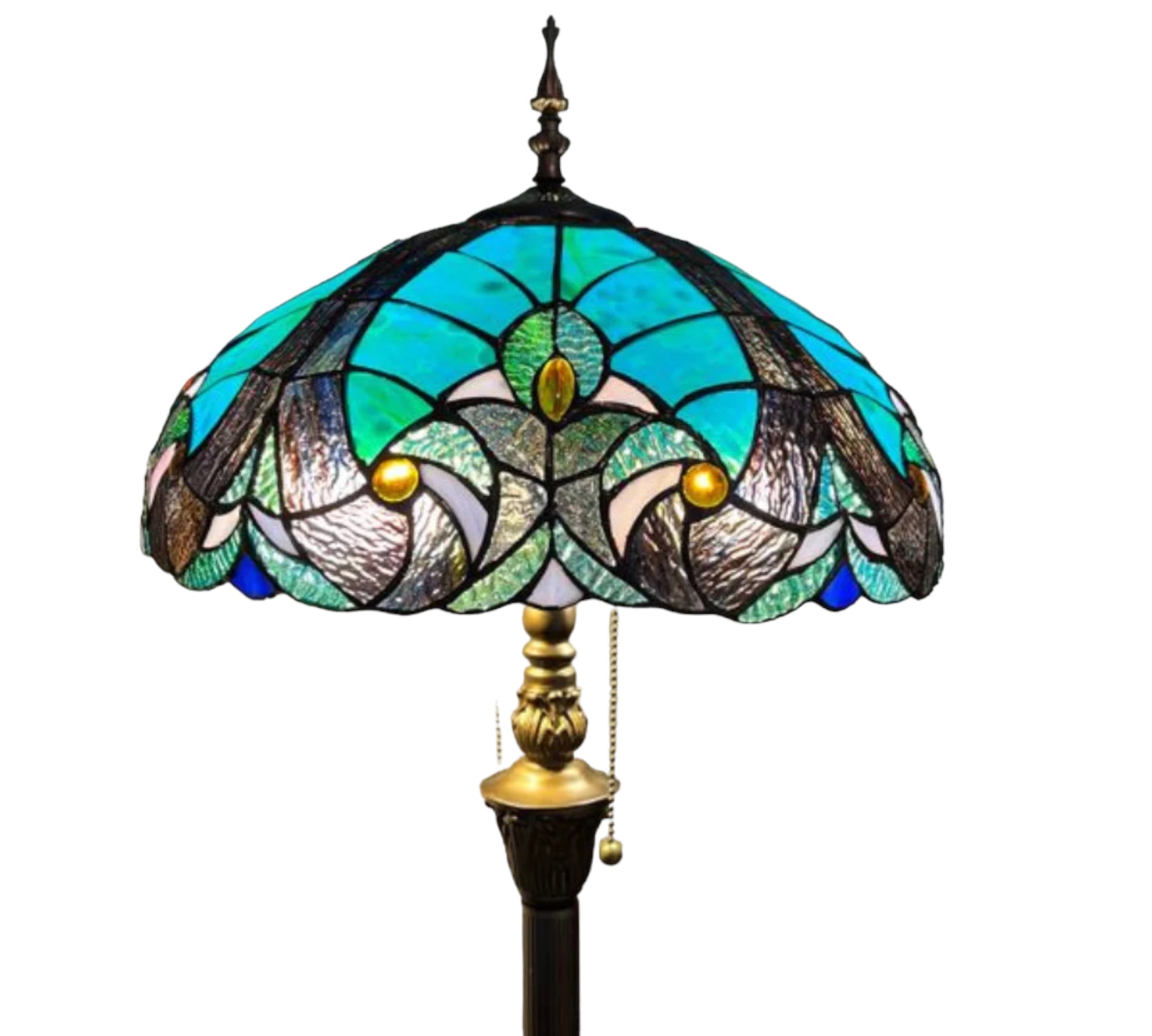 CDH Tiffany Floor Lamp (16013) 16" 40CM Shade