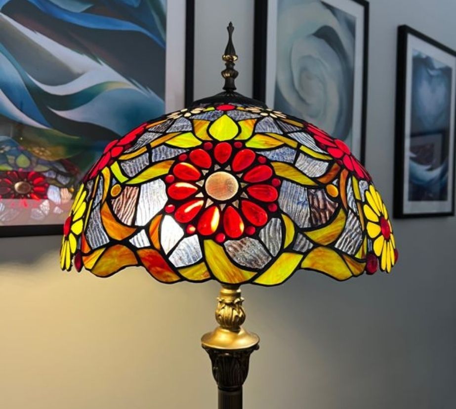 CDH 16" Tiffany Table Lamp 40cm Shade (15028)