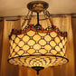 CDH 18" XLARGE Tiffany Pendant Lamp 46cm shade (19009CR)