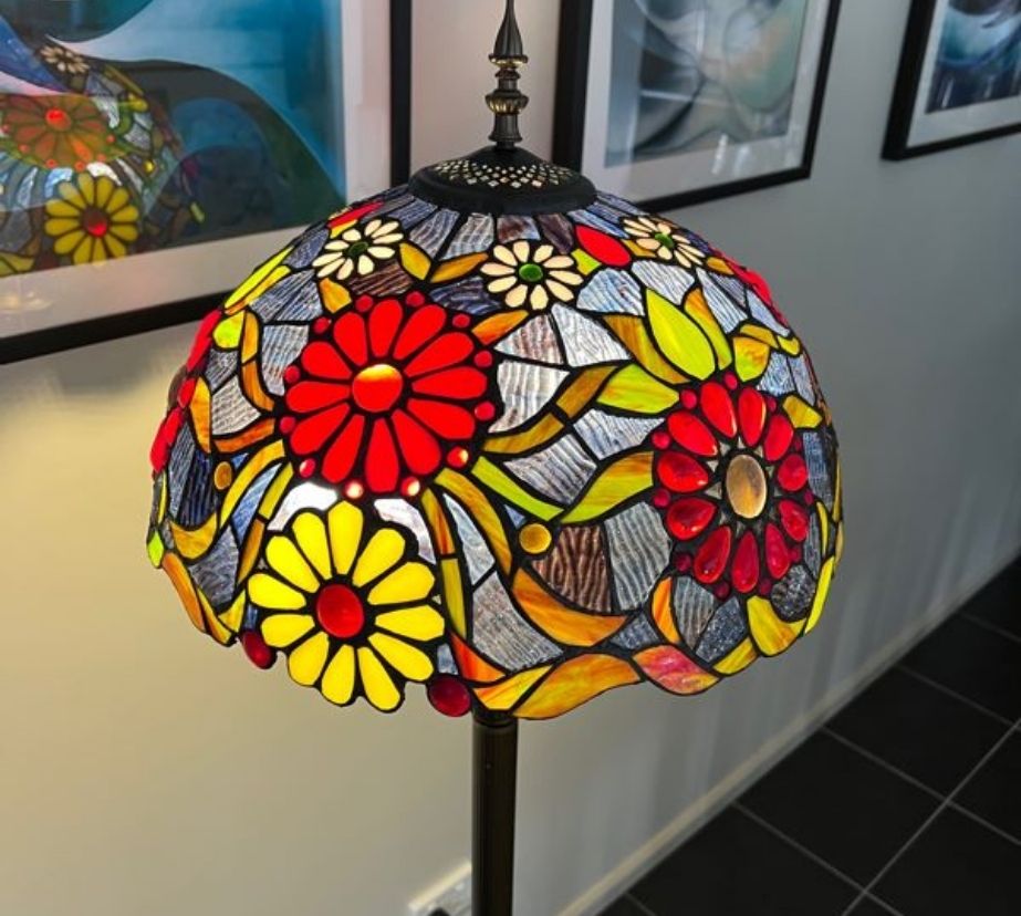 CDH 16" Tiffany Table Lamp 40cm Shade (15028)