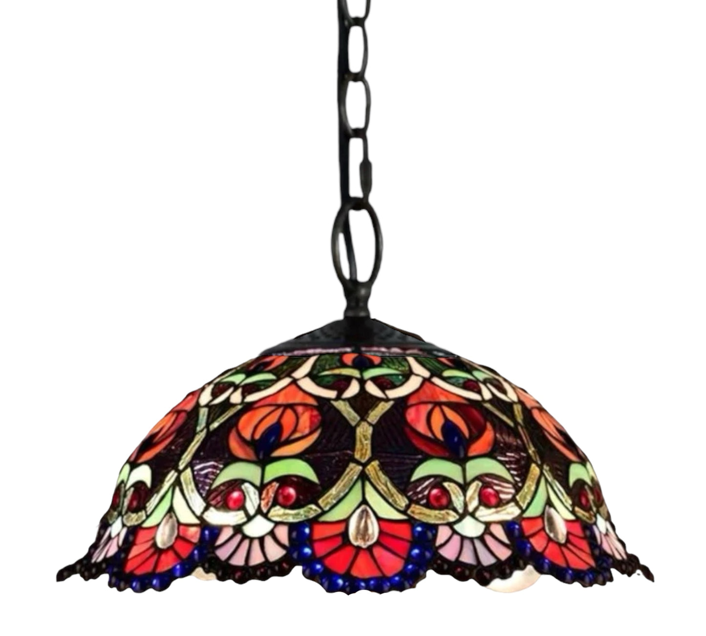 CDH 16" Tiffany Pendant Lamp 40cm shade (16086C)