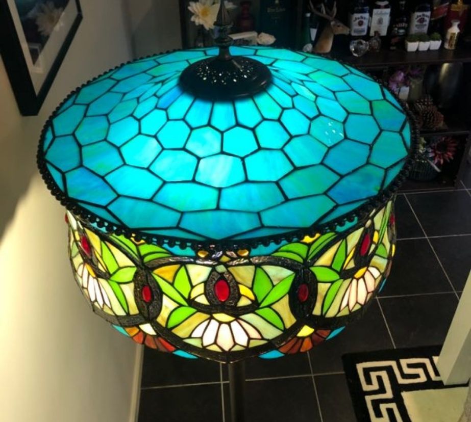 CDH Tiffany Floor Lamp 18" XLARGE 46CM shade (19001)